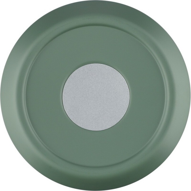 Zielony kubek termiczny 400 ml, stal nierdzewna z logo