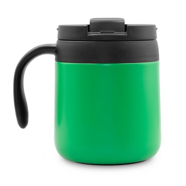 Zielony kubek termiczny 400 ml z uchwytem Wyatt