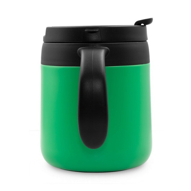 Zielony kubek termiczny 400 ml z uchwytem Wyatt