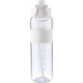 Bidon 900 ml z tritanu, biały pasek pod nadruk