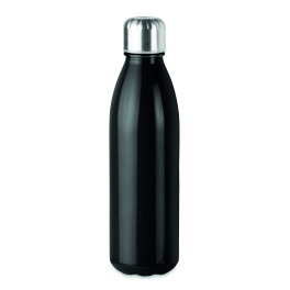 Butelka szklana Aspen 650 ml czarna z logo